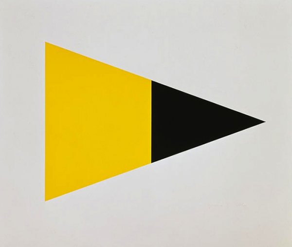 Black Yellow by Ellsworth Kelly