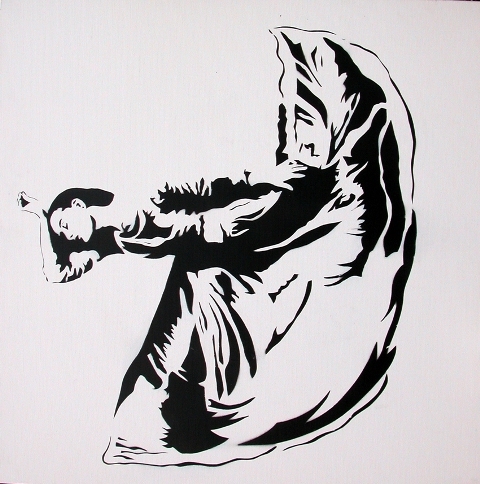 Dancer After Warhol by Blek Le Rat