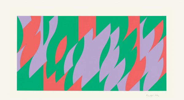 About Lilac by Bridget Riley