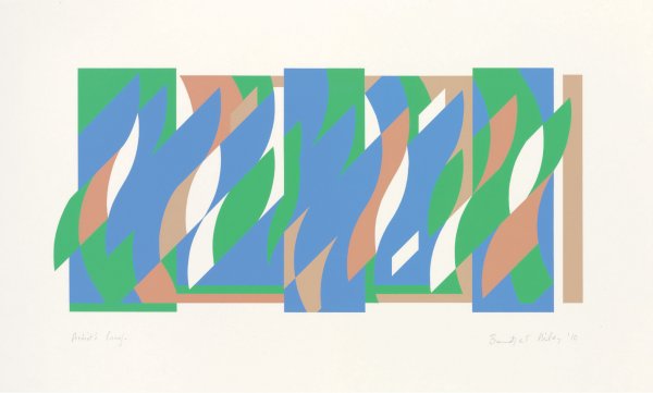 After Wall Painting (arcadia 3) by Bridget Riley