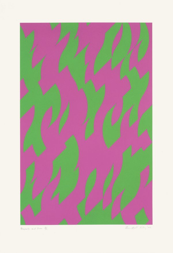 Magenta And Green by Bridget Riley