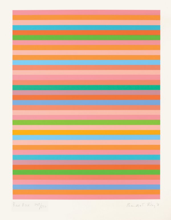 Rose Rose (london Olympics, 2012) by Bridget Riley