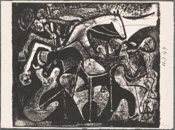 Bullfight.  The Picador by Pablo Picasso at Christopher-Clark Fine Art