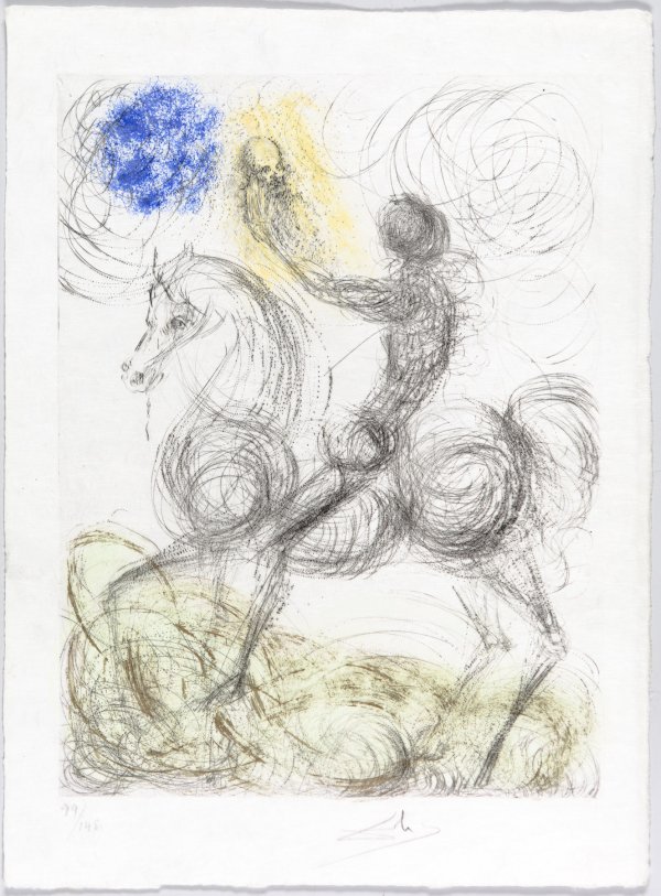 Cavalier Et La Mort (knight And Death) by Salvador Dalí