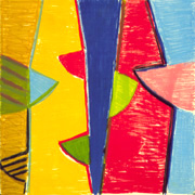 Colour Rhythm Newlyn by Terry Frost at Pomegranate Fine Art