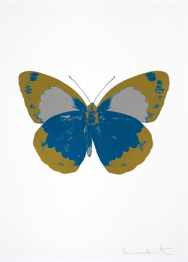 The Souls Ii – Turquoise/oriental Gold/cool Gold by Damien Hirst