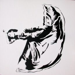 Dancer After Warhol by Blek Le Rat at Brandler Galleries