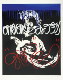 Death Of Caravaggio by Blek Le Rat at Lieberman Contemporary