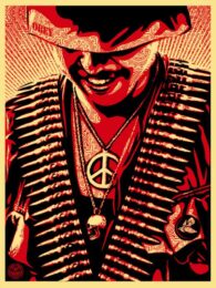 Duality Of Humanity #1 by Shepard Fairey at Gregg Shienbaum Fine Art