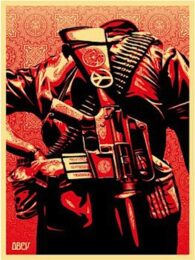 Duality Of Humanity 3 by Shepard Fairey at Gregg Shienbaum Fine Art