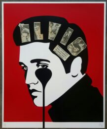 E L V I S by Pure Evil at Brandler Galleries