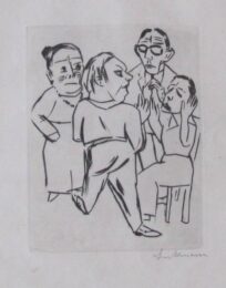 Ebbi: Illustration Fur Akt I by Max Beckmann at William Chambers Art