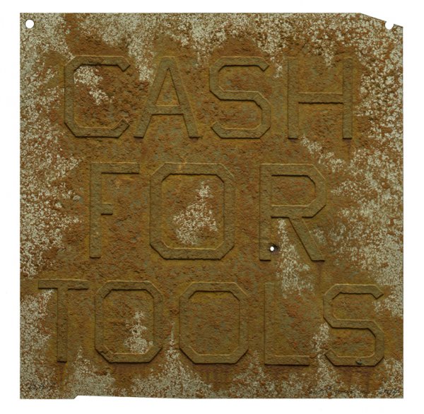 Cash For Tools 2, From Rusty Signs by Ed Ruscha