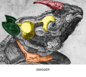 Engravings With Sounds: Snigger by John Baldessari at Cirrus Gallery + Cirrus Editions Ltd.