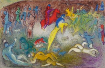 EnlÈvement De ChloÉ by Marc Chagall at Christopher-Clark Fine Art