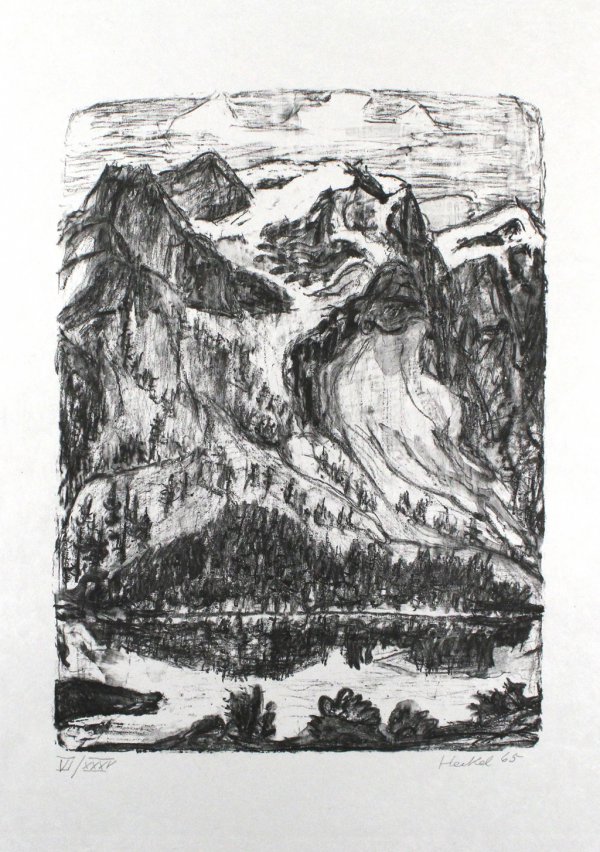 Berghang Am See by Erich Heckel