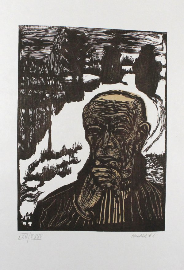 Bildnis by Erich Heckel