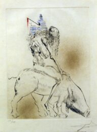 Femme Au Cochon Baubo, Faust by Salvador Dalí at Gregg Shienbaum Fine Art