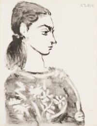 Femme Au Corsage À Fleurs by Pablo Picasso at Christopher-Clark Fine Art