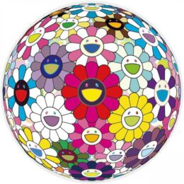 Flowerball: Open Your Hands Wide by Takashi Murakami at Vogtle Contemporary