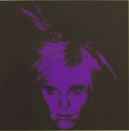 Fright Wig (purple) by Gavin Turk at Paul Stolper Gallery