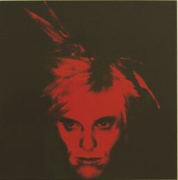 Fright Wig (red) by Gavin Turk at Paul Stolper Gallery