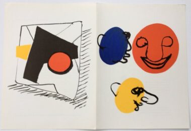 From Derriere Le Miroir 221 Sheet B by Alexander Calder at William Chambers Art