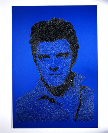 Jackie Blue Elvis With Diamonds by Gavin Turk