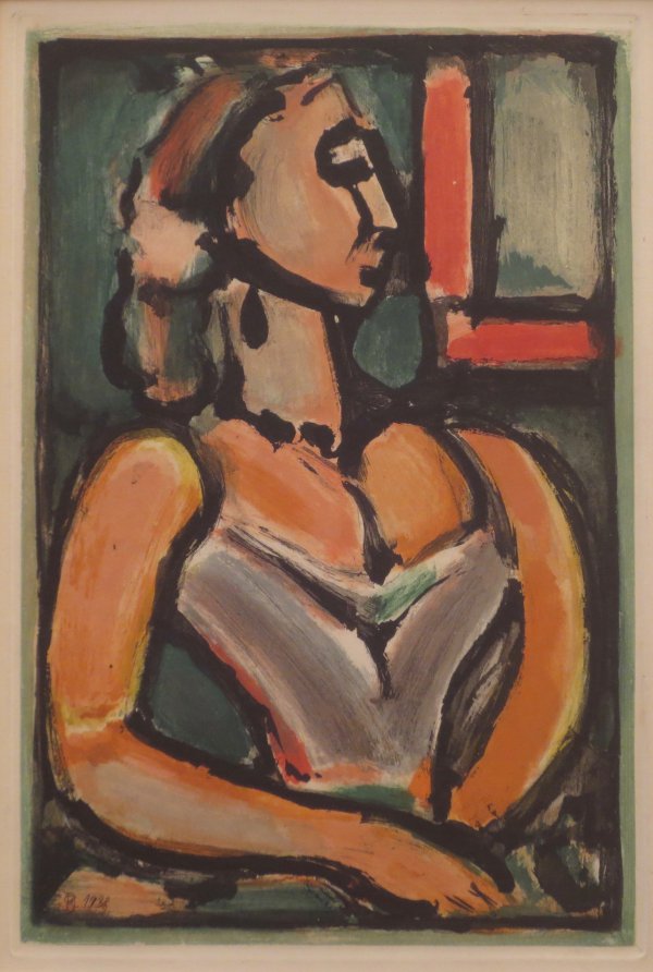 Femme Fiere From Les Fleurs Du Mal by Georges Rouault