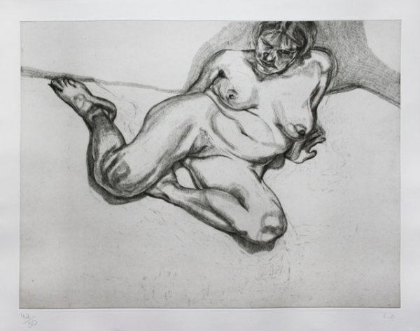 Girl Sitting by Lucian Freud