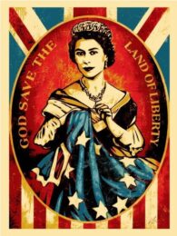 God Save The Queen by Shepard Fairey at Lieberman Contemporary