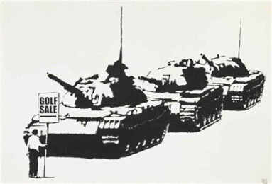 Golf Sale by Banksy at Lieberman Contemporary