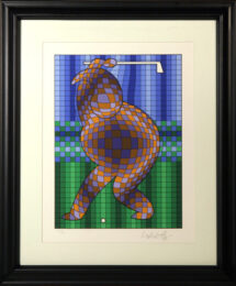 Golfer by Victor Vasarely at RoGallery