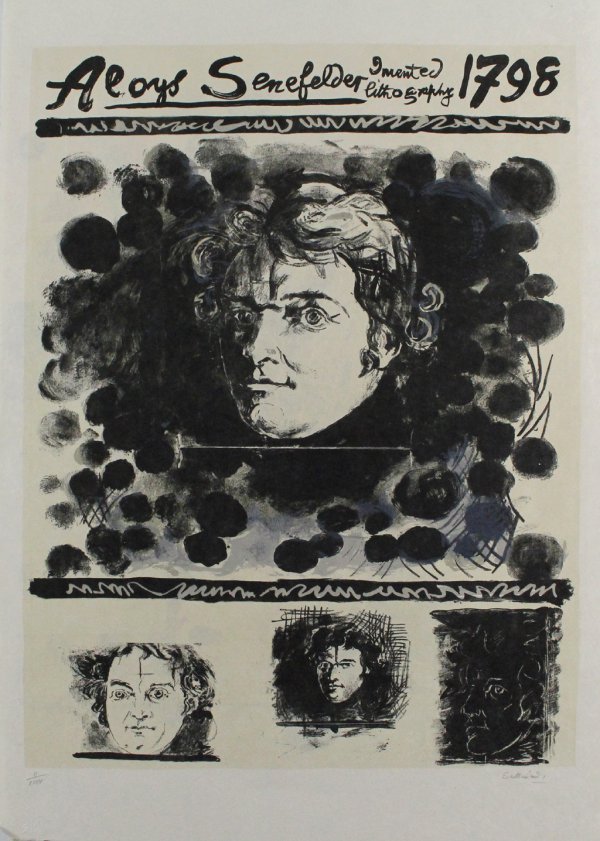 Portrait Of Aloys Senefelder by Graham Sutherland