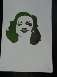 Green Marlene Dali by Pure Evil at Brandler Galleries