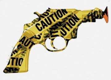 Hand With Care by Mr. Brainwash at Lieberman Contemporary