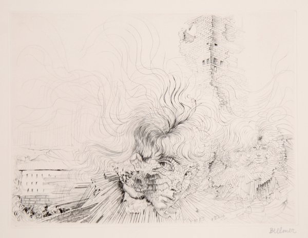 Les Milles En Feu by Hans Bellmer