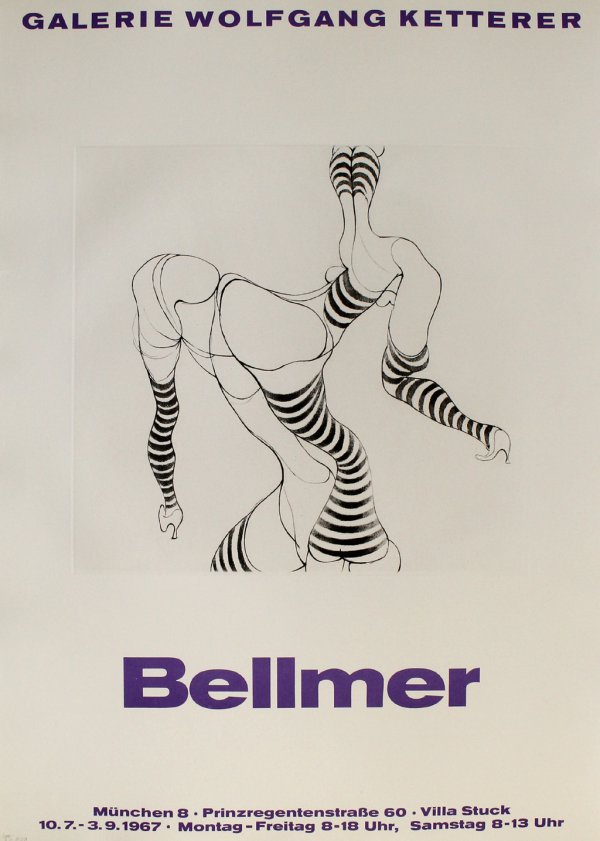 Liegende In Strümpfen by Hans Bellmer