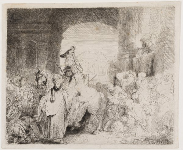 The Triumph Of Mordecai by Harmensz van Rijn Rembrandt