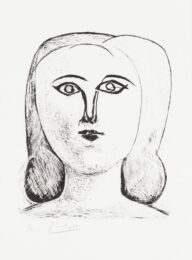 Head Of A Young Woman by Pablo Picasso at Christopher-Clark Fine Art