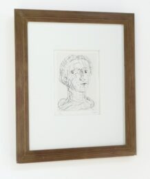 Head Of Girl I by Henry Moore at pgr fine art