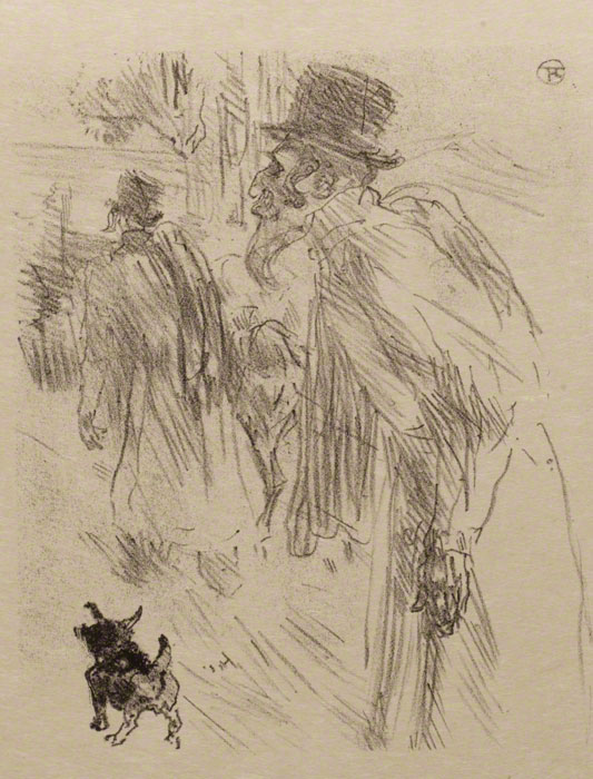 Au Pied Du Sinaï by Henri de Toulouse-Lautrec