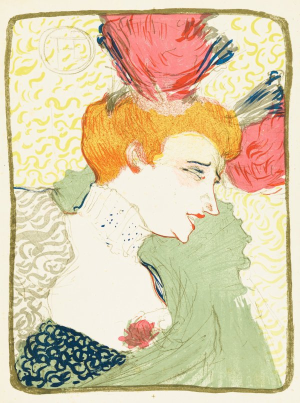 Mademoiselle Marcelle Lender, En Buste by Henri de Toulouse-Lautrec