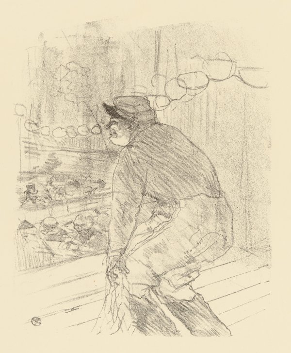 Polin by Henri de Toulouse-Lautrec