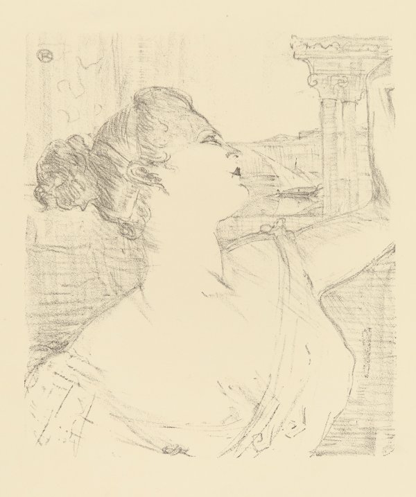 Sybil Sanderson by Henri de Toulouse-Lautrec