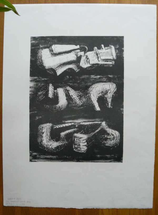 Three Sculptural Objects by Henry Moore