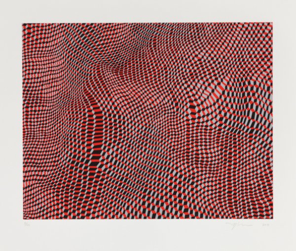 Hex Grid Red Sd by Michael Kukla