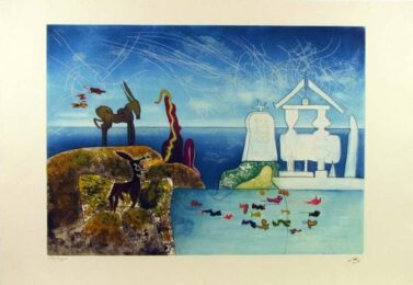 Hours Of The Day Series, 8am by Roberto Matta at Gregg Shienbaum Fine Art