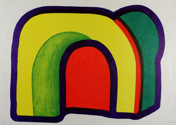Composition With Red by Howard Hodgkin