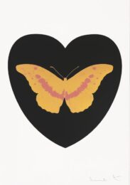 I Love You – Black, Cool Gold, Loganberry by Damien Hirst at Paul Stolper Gallery